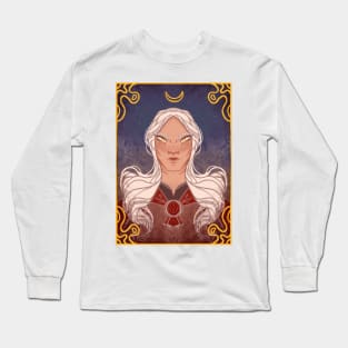 Manon Blackbeak - Throne of Glass (Background) Long Sleeve T-Shirt